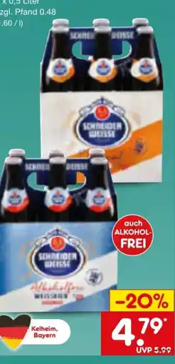 Netto Marken-Discount Schneider Weisse Weissbiere Angebot
