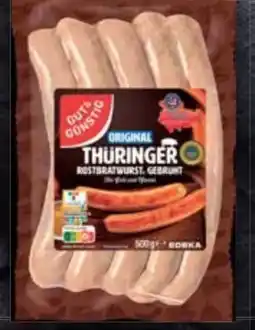 E-Center Gut & Günstig Original Thüringer Rostbratwurst Angebot
