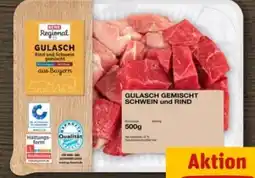 REWE Center Rewe Regional Gulasch gemischt Angebot