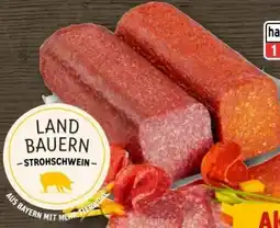 REWE Center Metzgerei Landbauern Ostermeier Strohschwein Kantsalami Angebot