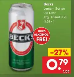 Netto Marken-Discount Beck's Pils Angebot