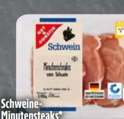 Edeka Gut & Günstig Schweine- Minutensteaks Angebot