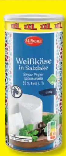Lidl Milbona Weißkäse in Salzlake XXL Angebot