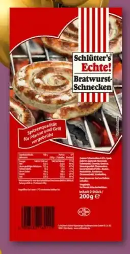 REWE Center Schlütters Echte! Bratwurstschnecken Angebot