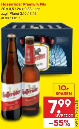 Netto Marken-Discount Hasseröder Premium Pils Angebot