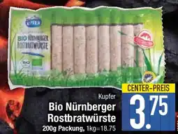 E-Center Kupfer Bio Nürnberger Rostbratwürste Angebot
