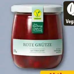 REWE Zum Dorfkrug Rote Grütze Vegan Angebot