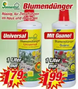 Posten Börse Sonnenhof Blumendünger Angebot