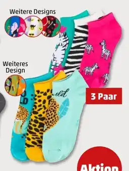 PENNY Damen Sneakersocken 3er Pack Angebot