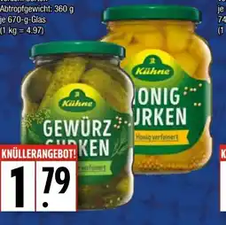 EDEKA Bandelt Kühne Gewürzgurken Angebot