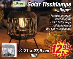Posten Börse KYNAST Solar Tischlampe ,,Rope" Angebot