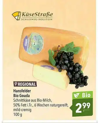 CITTI Markt Hansfelder Bio Gouda Angebot