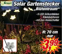 Posten Börse KYNAST Solar Gartenstecker Blütentraum Angebot