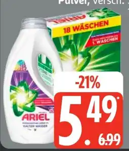 Edeka Frischemarkt Ariel Vollwaschmittel Angebot