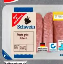 Edeka Gutfleisch Grobe Bratwurst Angebot