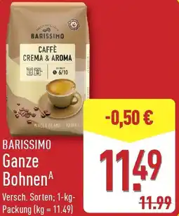 Aldi Nord BARISSIMO Ganze Bohnen Angebot