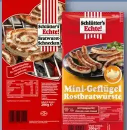 REWE Center Schlütters Echte Nürnberger Rostbratwürste Angebot