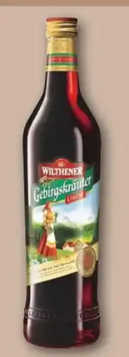 REWE Center Wilthener Gebirgskräuter Likör Angebot