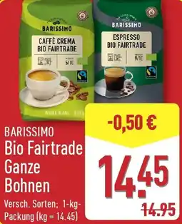 Aldi Nord BARISSIMO Bio Fairtrade Ganze Bohnen Angebot
