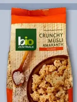 REWE Center Bio Zentrale Crunchy Müsli Angebot