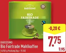 Aldi Nord BARISSIMO Bio Fairtrade Mahlkaffee Angebot