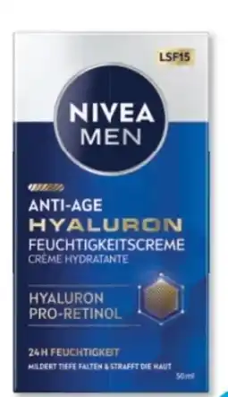 Budni Nivea For Men Anti-Age Hyaluron Feuchtigkeitspflege Angebot