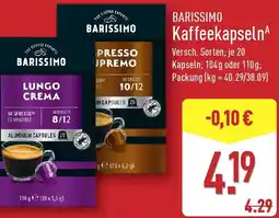 Aldi Nord BARISSIMO Kaffeekapseln Angebot