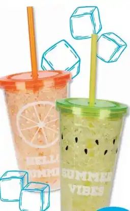 Budni Trinkbecher mit Strohhalm Angebot