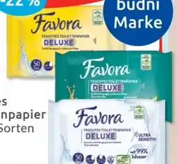 Budni Favora Feuchtes Toilettenpapier Angebot