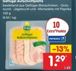 Netto Marken-Discount Friki Geflügel Aufschnittplatte Angebot