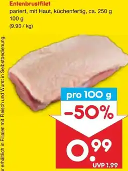 Netto Marken-Discount Entenbrustfilet mariniert Angebot