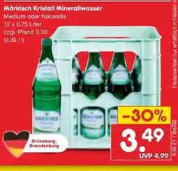 Netto Marken-Discount Märkisch Kristall Mineralwasser Angebot
