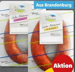 PENNY mein Fläming Grobe Mettwurst Angebot