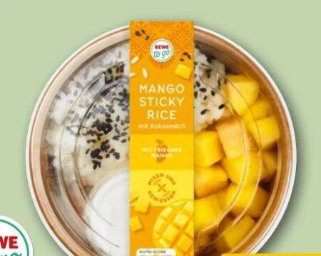 Rewe to go Mango Sticky Rice 0.16 kg Angebot bei REWE