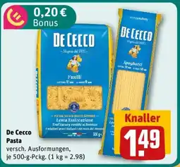REWE De Cecco Pasta Angebot
