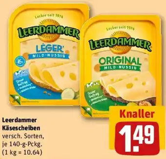 REWE Leerdammer Käsescheiben Angebot