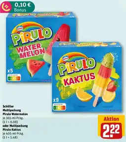 REWE Schöller Multipackung Pirulo Watermelon oder Multipackung Pirulo Kaktus Angebot
