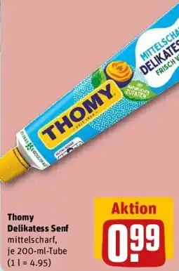 REWE Thomy Delikatess Senf Angebot
