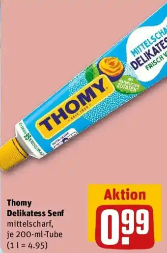 REWE Thomy Delikatess Senf Angebot