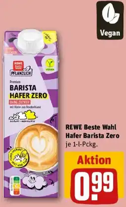 REWE REWE Beste Wahl Hafer Barista Zero Angebot