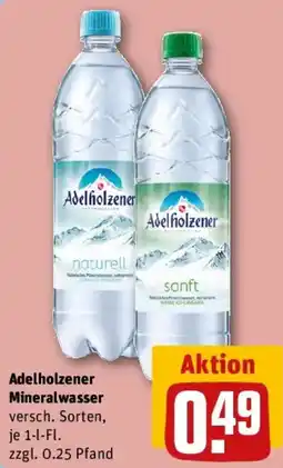 REWE Adelholzener Mineralwasser Angebot