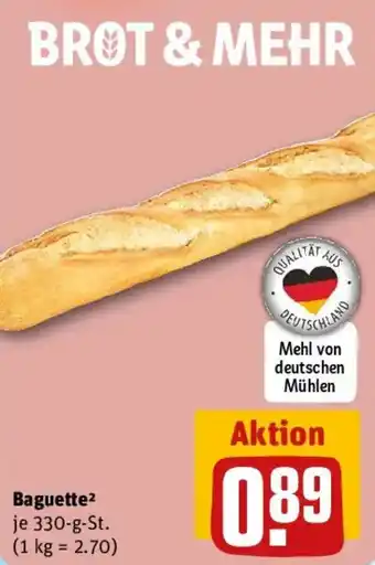 REWE Baguette Angebot