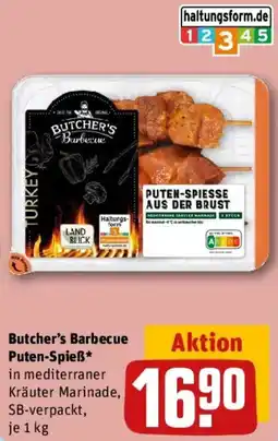 REWE Butcher's Barbecue Puten-Spieẞ Angebot