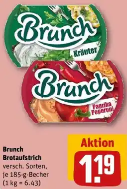 REWE Brunch Brotaufstrich Angebot