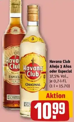 REWE Havana Club Añejo 3 Años oder Especial Angebot