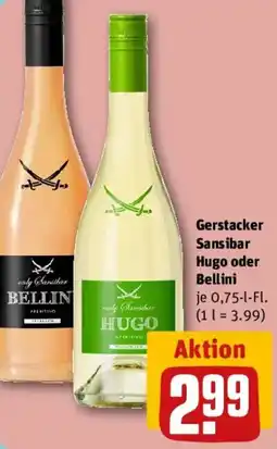 REWE Gerstacker Sansibar Hugo oder Bellini Angebot