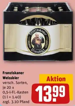 REWE Franziskaner Weissbier Angebot