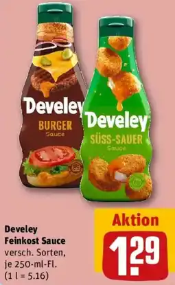 REWE Develey Feinkost Sauce Angebot