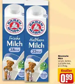 REWE Bärenmarke Milch Angebot