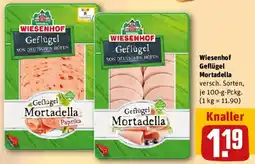 REWE Wiesenhof Geflügel Mortadella Angebot